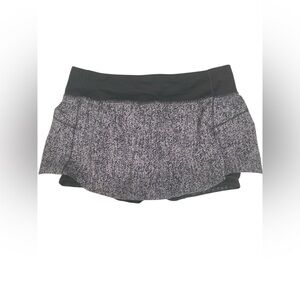 lululemon athletica Black and Gray Skirt